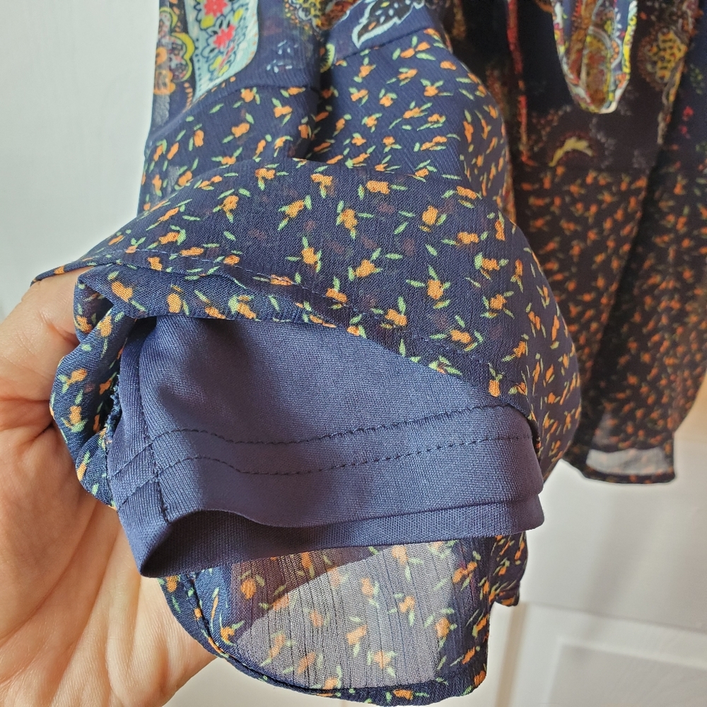 ♡ DR2 - Paisley Floral Pattern Ruffles Sundress! ♡ - Picture 3 of 5